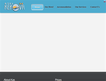 Tablet Screenshot of kekovahotel.com